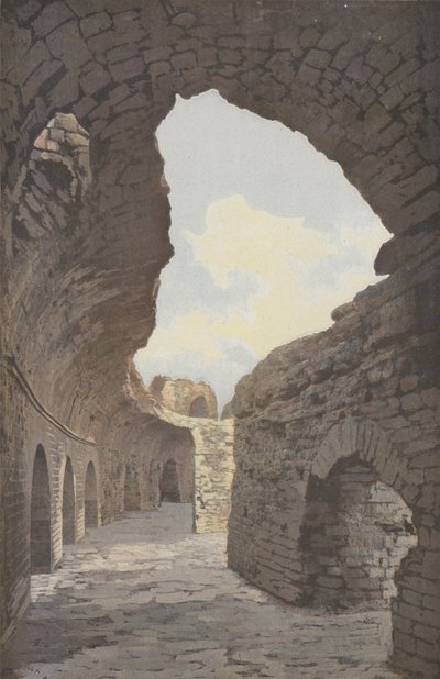 Fréjus, Amphithéâtre, Vue intérieure d