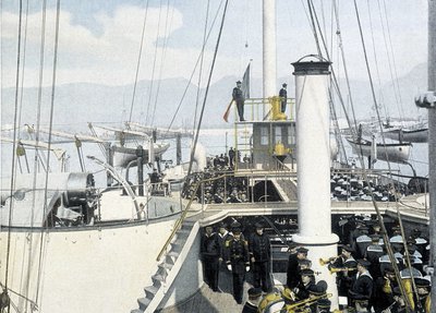 Marine française, fin du 19e siècle : inspection - Bibl. des Arts déco. - French Photographer