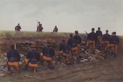 Infanterie française en manœuvres (photo couleur) - French Photographer