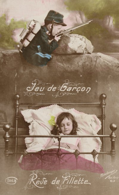 Jeu du garçon et rêve de la fille - French Photographer