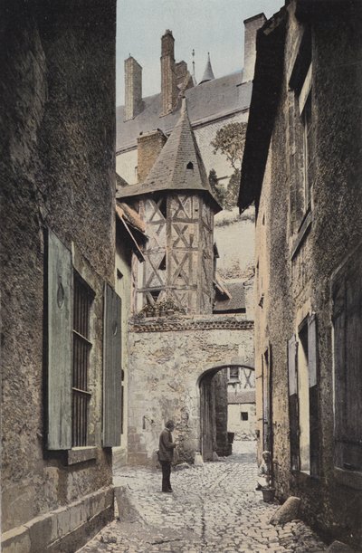 Gien, Rue conduisant au Château - French Photographer