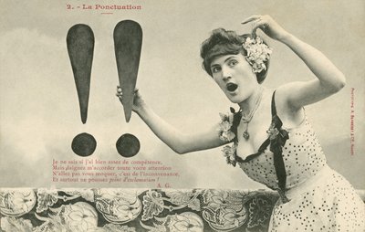 Fille avec deux points d