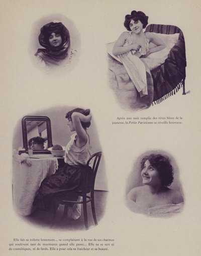 Illustration pour Petites Parisiennes (jeunes filles travaillant à Paris) (photo n/b) - French Photographer
