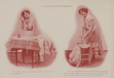Illustration pour Petites Parisiennes (jeunes filles travaillant à Paris) (photo n/b) - French Photographer