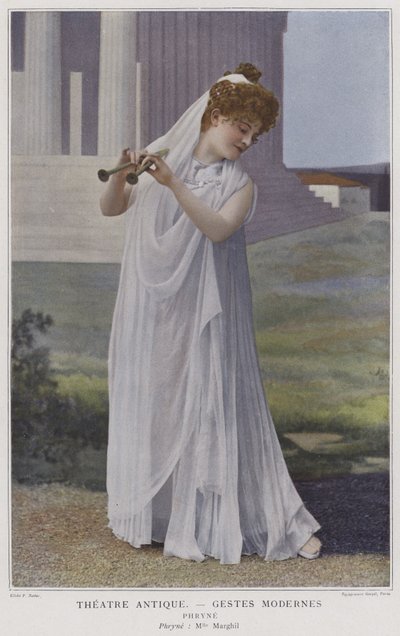 Jane Margyl dans le rôle-titre de Phryné - French Photographer