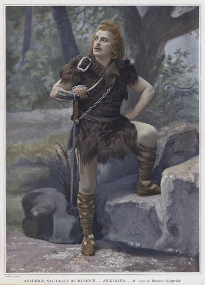 Jean de Reszke dans le rôle-titre de Siegfried - French Photographer