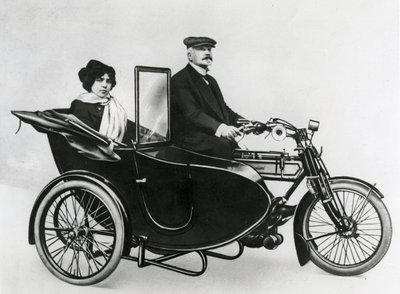 Side-car Jouve & Co., 1914 - French Photographer