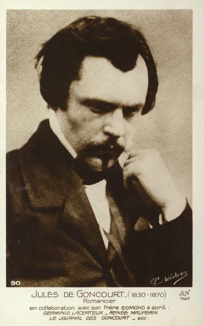 Jules de Goncourt (1830-1870), romancier français - French Photographer
