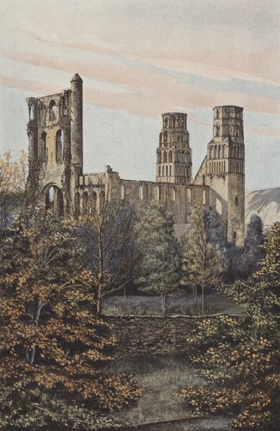Jumièges, Ancienne abbaye, Ensemble N E - French Photographer