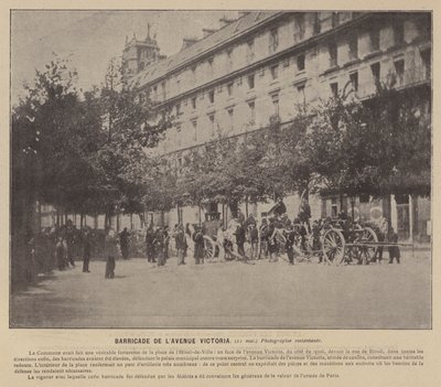 La Commune de Paris, Barricade De L