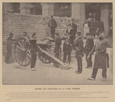 La Commune de Paris, Défense Des Barricades De La Place Vendôme - French Photographer