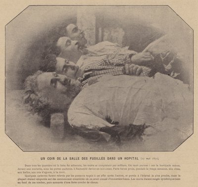 La Commune de Paris, Un Coin De La Salle Des Fusillés Dans Un Hôpital, 27 mai 1871 - French Photographer
