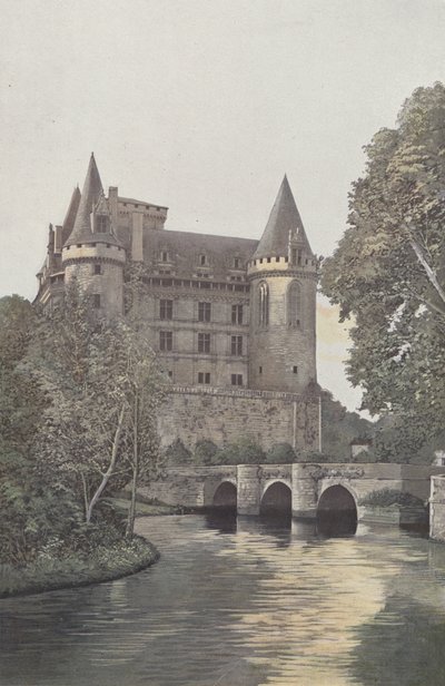 La Rochefoucauld, Château, Vue prise des bords de la Tardoire - French Photographer