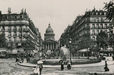 La Rue Soufflot et le Panthéon (photogravure) - French Photographer