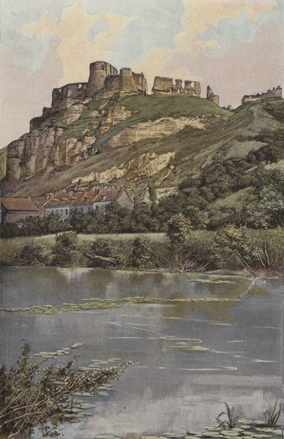 Les Andelys, Château Gaillard, Côté de la rivière - French Photographer