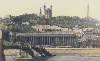 Lyon, Palais de Justice et Basilique de Fourvière - French Photographer