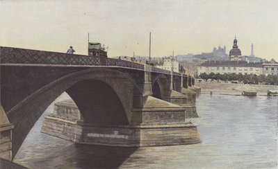 Lyon, Pont de la Guillotière et Église de l