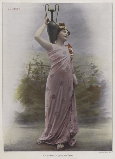 Mademoiselle Dehelly en Léda dans Le Cygne - French Photographer