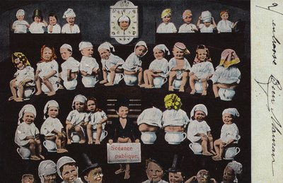 Beaucoup de bébés sur leurs pots - French Photographer