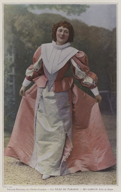 Mary Garden en Diane dans La Fille de Tabarin - French Photographer