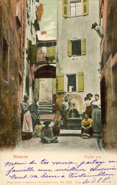 Menton, France, Vieille Rue - French Photographer