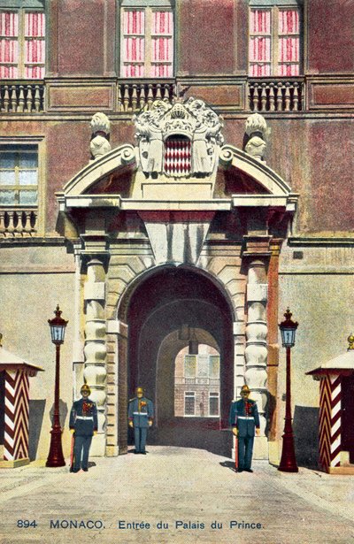 Monaco, entrée du palais - French Photographer