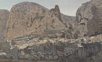 Moustiers-Sainte-Marie, Vue générale et Chapelle Notre-Dame de Beauvoir - French Photographer