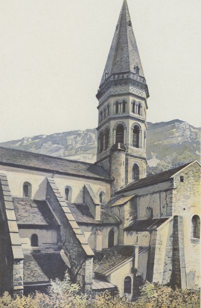 Nantua, Église, Clocher et transept N - French Photographer