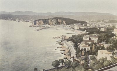 Nice, Vue générale, prise de la route de Villefranche - French Photographer