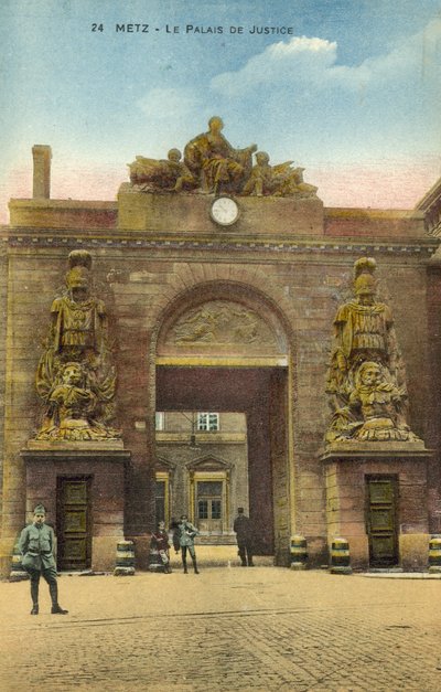 Palais de Justice, Metz (photo en couleur) - French Photographer