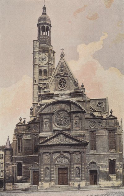 Paris, Église Saint-Étienne-du-Mont, Façade Ouest - French Photographer
