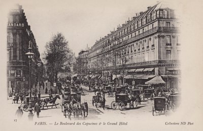 Paris, Le Boulevard des Capucines, Le Grand Hôtel - French Photographer