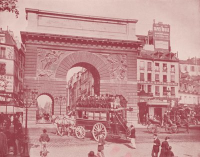Paris : La Porte Saint-Martin (photo n/b) - French Photographer