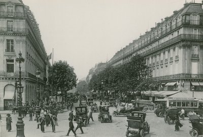 Perspective du Boulevard des Capucines (photogravure) - French Photographer