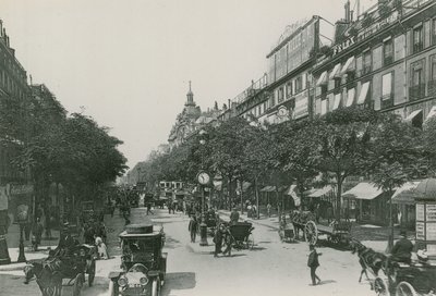 Perspective du Boulevard des Italiens (photogravure) - French Photographer