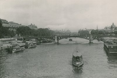 Perspective sur la Seine, le Pont des Saint-Pères (photogravure) - French Photographer