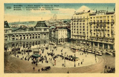 Place Rogier et Gare du Nord, Bruxelles - French Photographer