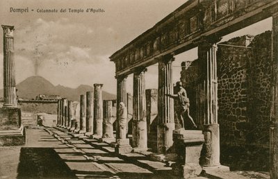 Pompéi - colonnade du Temple d