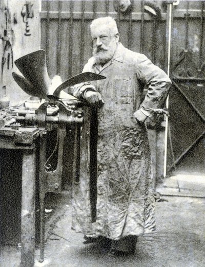 Portrait de Fernand Forest (1851 - 1914), inventeur français (moteur, pièces auto...) - photographie - French Photographer