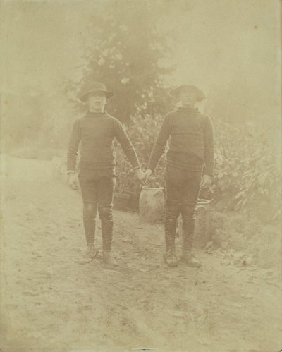 Portrait de Michel Monet et Jean-Pierre Hoschedé - French Photographer