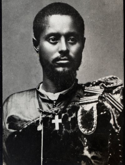 Portrait de Ras Makonnen (1852-1906), général et gouverneur de la province de Harar en Éthiopie. - French Photographer