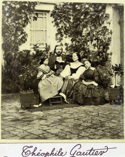 Portrait de Théophile Gautier (1811 - 1872) en famille - French Photographer