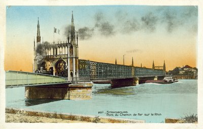 Pont ferroviaire sur le Rhin, Strasbourg - French Photographer