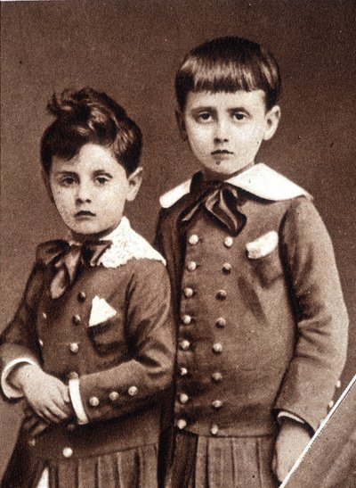 Robert et Marcel Proust enfants en 1877 - French Photographer