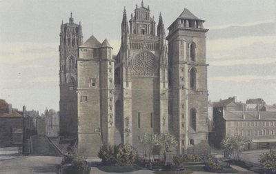 Rodez, Cathédrale, Façade O - French Photographer