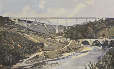 Ruines, Viaduc de Garabit, au-dessus de la vallée de la Truyère - French Photographer