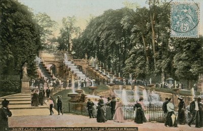 Saint-Cloud - cascades construites sous Louis XIV par Lepautre et Mansart - French Photographer