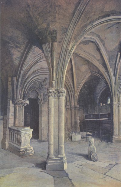 Saint-Père-sous-Vézelay, Église, Porche O (avant restauration) - French Photographer