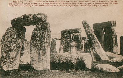 Stonehenge - cercle de pierres de l