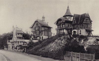 Le Village Suisse et la rue Saint-Jean, Le Touquet, en 1893 - French Photographer